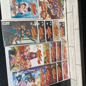 Lot of 17 Streetfighter/Streetfighter II Turbo & encyclopedia book comics ALL NM